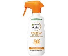 Garnier "Delial Hydra 24 Protect" apsauginis purškiklis nuo saulės veidui ir kūnui Spf50 270ml