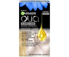 Garnier Olia Hi Shine Toneris Coloración Semipermanente Neutralizador De Tonos 10,01 Rubio Platino 3 Piezas
