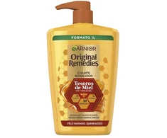 Garnier Original Remedies Champú Tesoros De Miel, 1000 ml