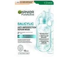 Garnier Grynas aktyvus salicilo rūgšties serumo kaukė nuo odos defektų 1 vnt.