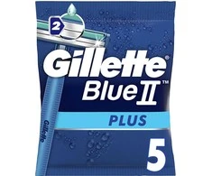 Gillette Mėlyna Ii Plus vienkartinis skustuvo peiliukas 5 U