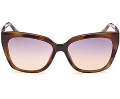 Guess Gafas BRĄZOWE Akiniai PRZECIWSŁONECZNE GUESS JEANS