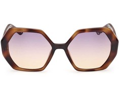 Guess Gafas BRĄZOWE Akiniai PRZECIWSŁONECZNE GUESS JEANS