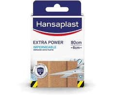 "Hansaplast Extra Strong" 80x6cm 8 vienetai
