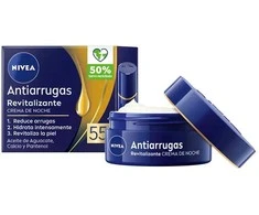 Nivea Anti-Arrugas 55 Crema Cuidado Revitalizante Noche, 50 ml