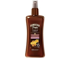 Hawaiian Tropic apsauginis sausas purškiamasis aliejus Spf15 Medium 200ml