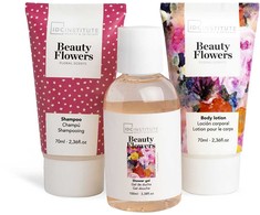 Idc Institute Beauty Flowers Travel Bag Estuche 4 Piezas