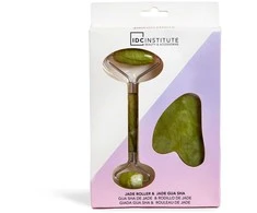Idc Institute Gua Sha De Jade y Rodillo De Jade 2 Piezas