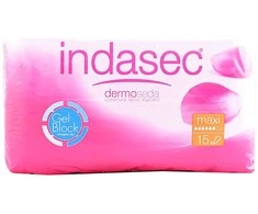 Indasec Dermoseda įklotai nuo šlapimo nelaikymo Maxi 15 vienetų