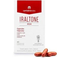 Iraltone Aga Plus nuo plaukų slinkimo 60 kapsulių
