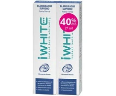 Iwhite Supreme whitening toothpaste pack of 2 x 75 ml