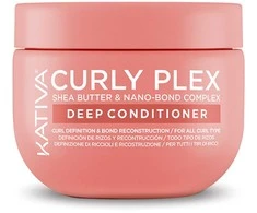 Kativa Skirtas garbanotiems plaukams Plex Deep Conditioner plaukų kondicionierius, 450 ml