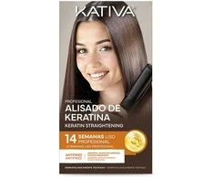 Kativa Profesional Alisado Brasileño Keratina Estuche 4 Piezas