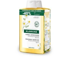 Klorane Blond Highlights Šampūnas 2 x, 400 ml