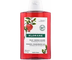 "Klorane" granatų šampūnas dažytiems plaukams 200ml