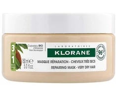 "Klorane Cupuazu" sausų plaukų atkuriamoji kaukė 150ml