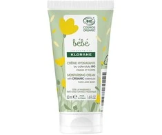 Klorane Bebe Bio Moisturising Kreminis, 50 ml