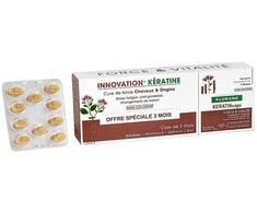 Klorane Keratincaps Anti-Hair Loss maisto papildai 3 x 30 vnt kapsulių triguba pakuotė