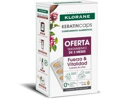 Klorane KeratinCaps Strength and Vitality 3x30 Capsules