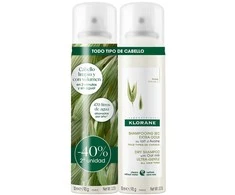 Klorane Sausas šampūnas With Oat Milk DUPLO 2x, 150 ml