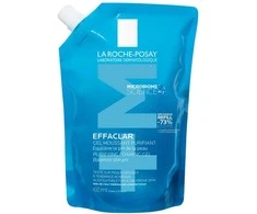 La Roche Posay Effaclar Purifying Foaming Gel Refill valomasis veido prausiklis - papildymas, 400 ml