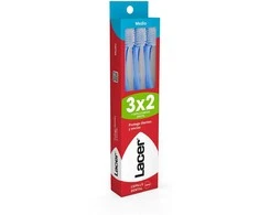 Lacer TOOTHBRUSH medium pack 3 units