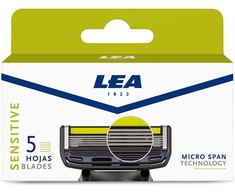 Lea Sensitive-4 skutimosi skustuvo pakeitimas 5 vnt