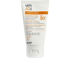 "Leti At4 Defense Facial Spf50+" veido apsauginis kremas nuo UV spindulių 50ml