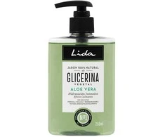 Lida Jabón 100 Natural Manos Glicerina y Aloe Vera, 250 ml