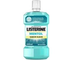 Listerine MENTOL SUAVE 0% alcohol enjuague bucal 250 ml