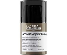 L'oreal Professionnel Absolut Repair Molecular Mascarilla Profesional Reparadora Sin Aclarado Para Cabello Dañado, 50 ml