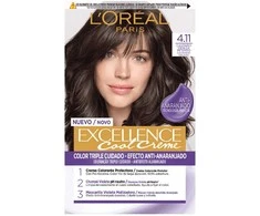 L'Oreal EXCELLENCE COOL hair dye #4.11-intense ash ruda 192 ml