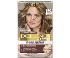 L'Oreal EXCELLENCE CREME ammonia-free hair color with micro-keratin #6.03-šviesiai rudas 1 unit