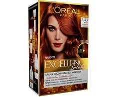 L'Oreal EXCELLENCE INTENSE hair color #7.43 golden copper blonde 1 u