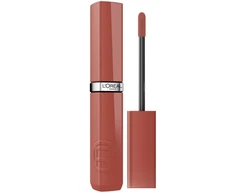 L'Oreal INFALLIBLE LAQUE liquid lip gloss with vinyl effect #Almond Nude 4.3 ml
