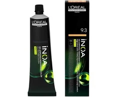L‘Oreal Professionnel iNOA plaukų dažai | spalva: 9.3 - Very Light Golden Blonde, 60 ml