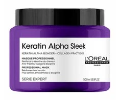 L'Oréal Professionnel Keratin Alpha Sleek Professional Mask Hair Mask, 500 ml