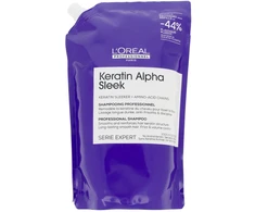 L'Oreal KERATIN ALPHA SLEEK Šampūnas recharge 1000 ml