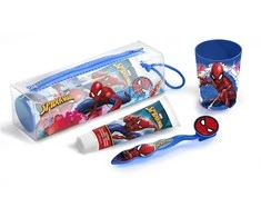 Dantų šepetėlis Cartoon Neceser Spiderman Bucal Denttifrico Cepillo Dental Vasito