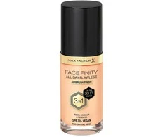 Max Factor Facefinity All Day Flawless makiažo pagrindas moterims 30 ml, spalva: W33 Crystal Beige