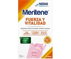 Meritene Active Senior Nutrition Braškių skonio kokteilis 15 vnt