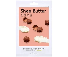 Missha Airy Fit Sheet Mask Sviestmedžių aliejumi 1 U
