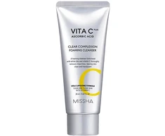 Missha Valomosios putos su vitaminu C "Vita C Plus Clear Complexion" (putojančios "Clean ser") 120 ml