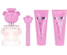Moschino Toy 2 Bubble Gum rinkinys moterims (EDT, 100 ml + dušo želė, 100 ml + kūno losjonas,100 ml + EDT miniatiūra, 10 ml)