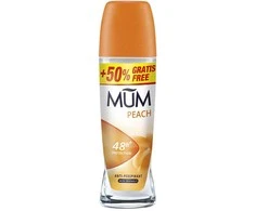 Mum Peach Melocotón Desodorante Roll-On, 75 ml