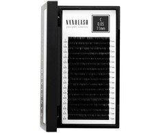 Nanolash Volume Lashes Dirbtinės blakstienos 0,05 C 11 Mm 1 U