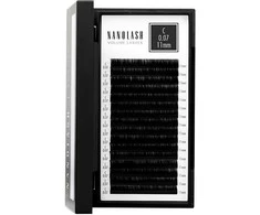 Nanolash Volume Lashes Dirbtinės blakstienos 0,07 C 11 Mm 1 U