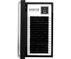 Nanolash Volume Lashes Dirbtinės blakstienos 0,15 D 9 Mm 1 U