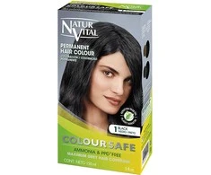 Naturaleza Y Vida Coloursafe Permanent Juodas Color 1 150ml Plaukų dažai