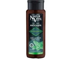 "Naturvital" gaivinamasis šampūnas nuo pleiskanų Riebiem plaukam 300ml